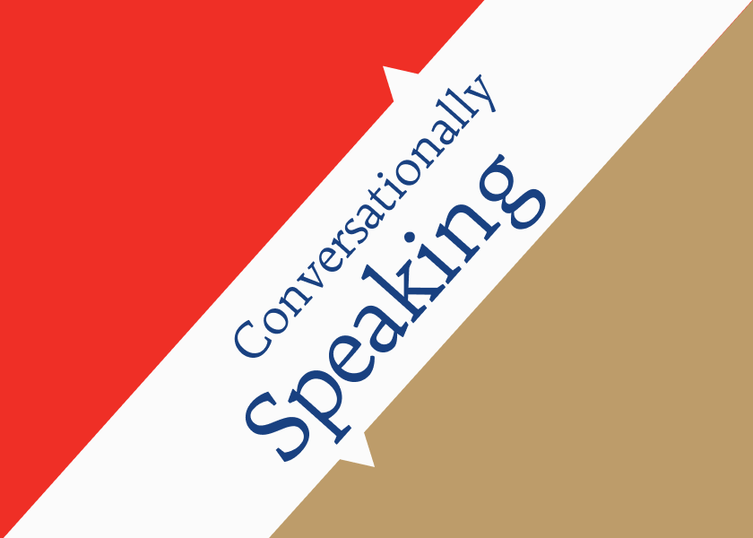 Book cover to Conversationally Speaking.