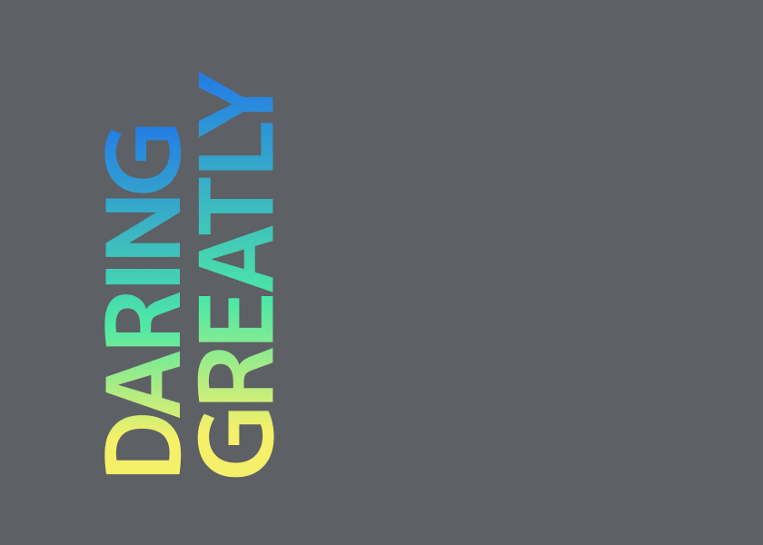 Book cover to Daring Greatly by Brené Brown.