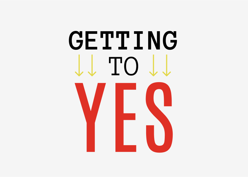 Book cover of "Getting to Yes" by Fisher, Ury and Patton.