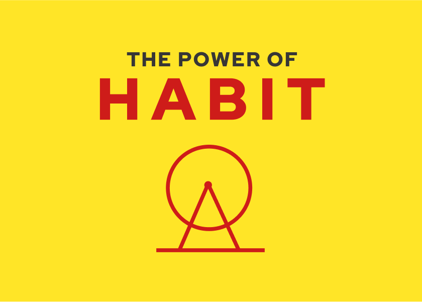 Book cover of "The Power of Habit" by Charles Duhigg.